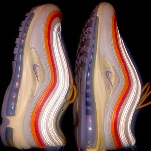 Multi colored nike air maxes